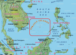 South China Sea and the Spratly Islands Source: ZeroHedge.com 